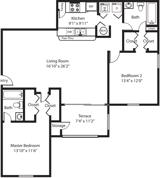 B1 - The Barbados floor plan